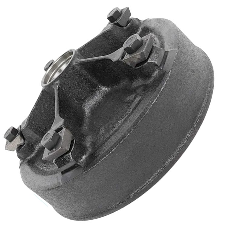 Mobile Home Trailer Brake Drum - 12 X 2 Inch 5 Bolt Lm67048 X L68149 Black 6000lb